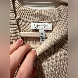 Tan Jessica Simpson sweater. Size S.